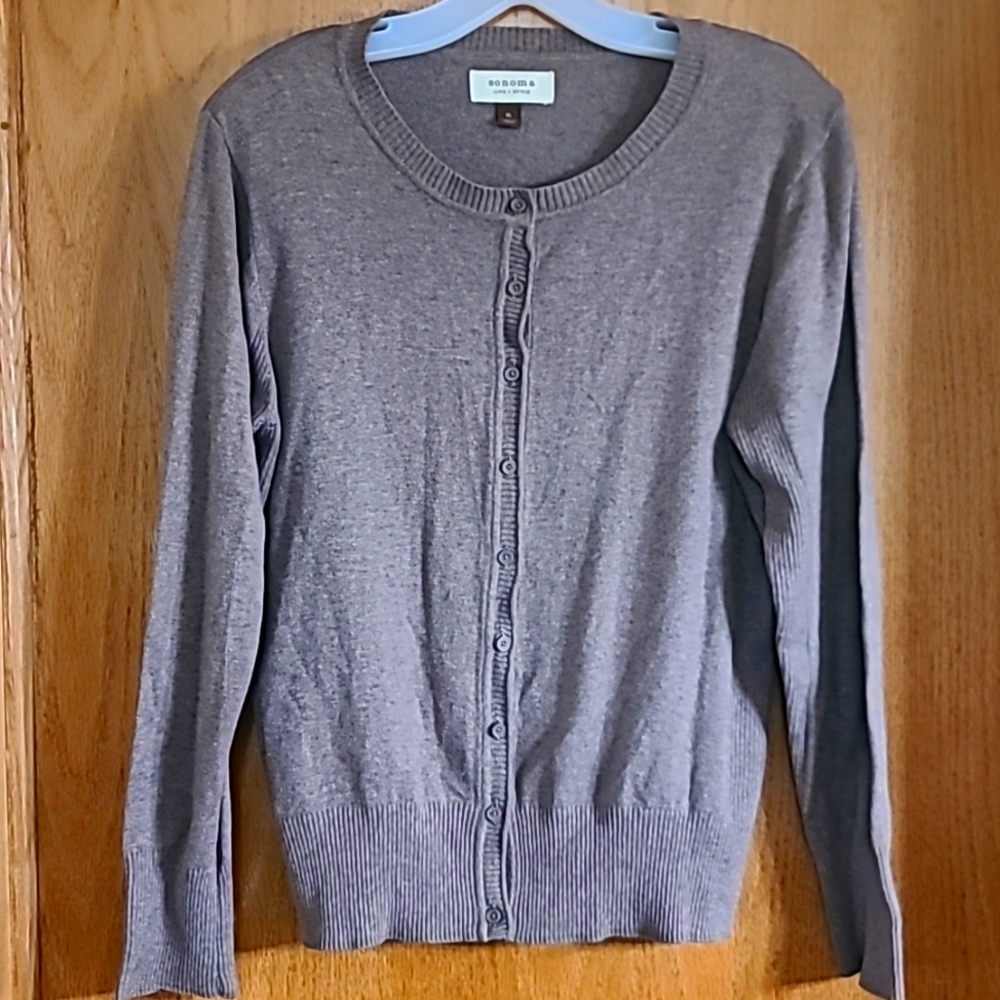 Lightweight Button Up Sweater